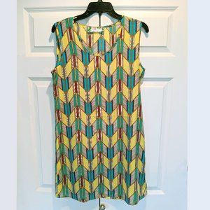 Bright patterned tunic